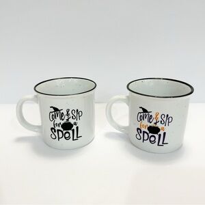 SCM home Halloween Witch Come & Sip for a Spell Pair of Mugs